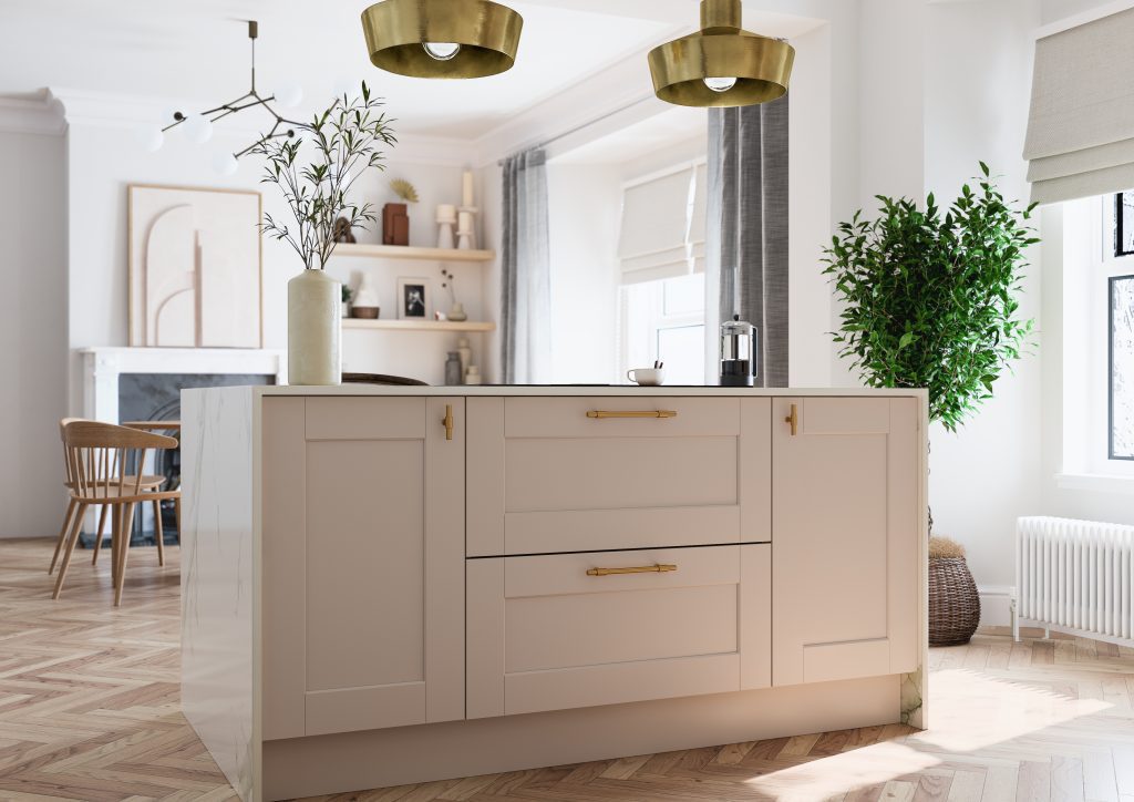 Belsay Smooth Cashmere 03 – 'High-end kitchen fitters Manchester'